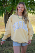 Lulu Mac Butter Yellow with Camo