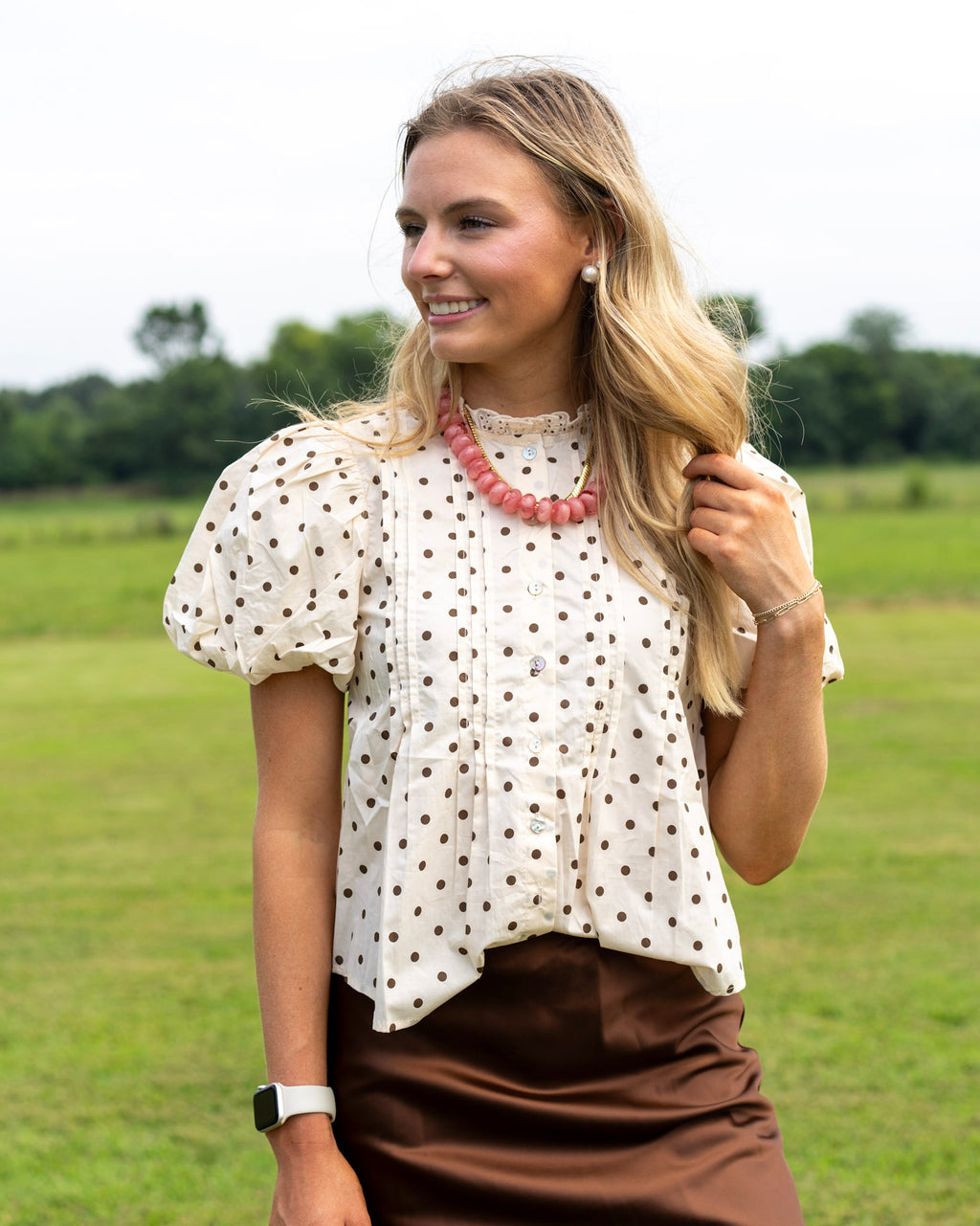 Cappuccino Kisses Blouse