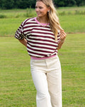 Cabana Cutie Top - Burgundy