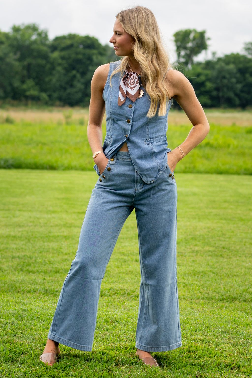 Blue Crush Vest & Pant Set