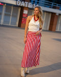 Tailgate Twirl Wrap Maxi Skirt