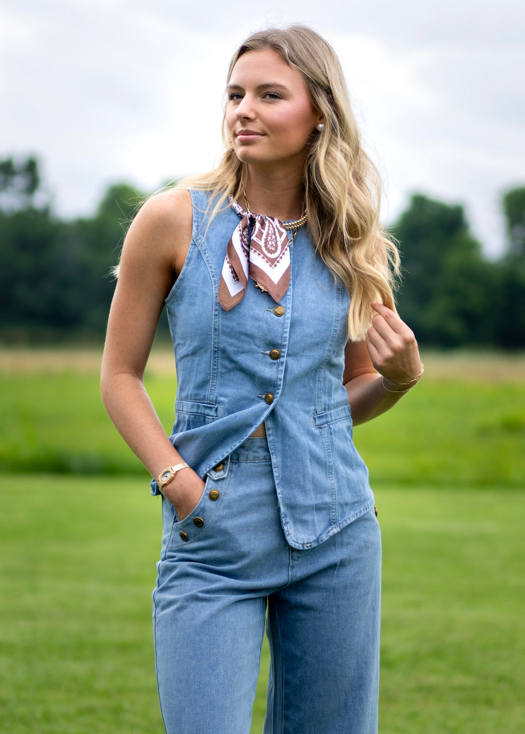 Blue Crush Vest & Pant Set