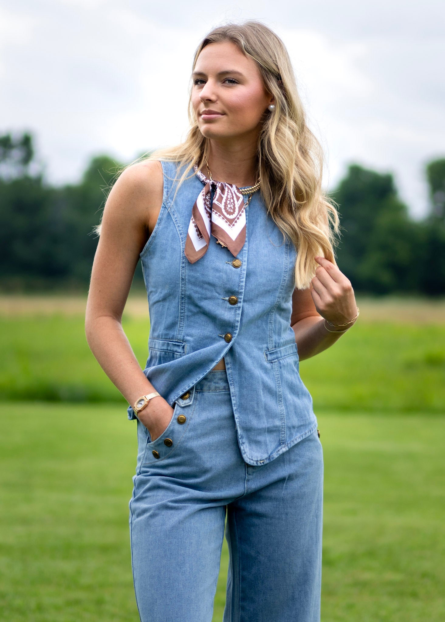Blue Crush Vest & Pant Set