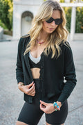 Sweet Scallop Button Cardigan