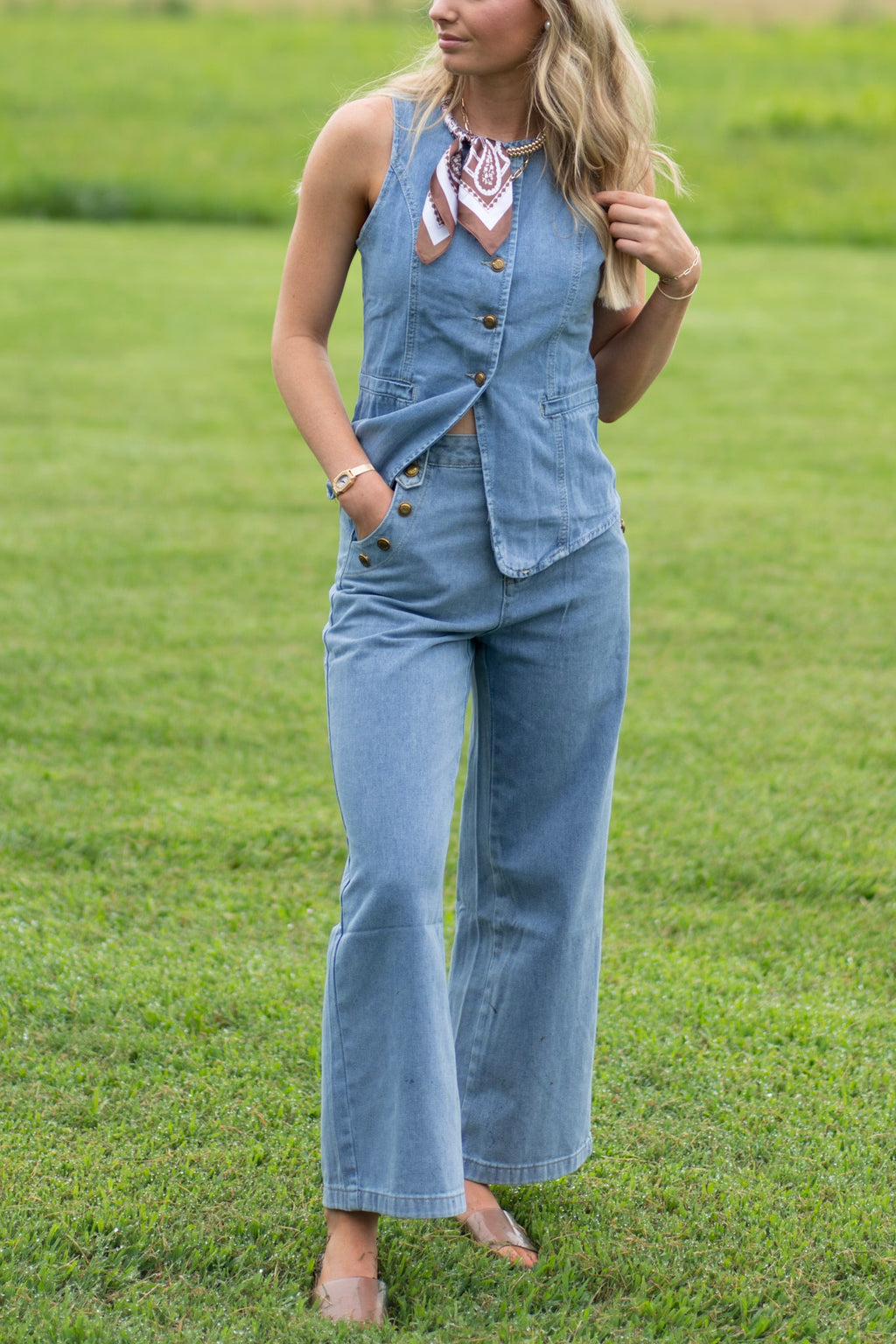 Blue Crush Vest & Pant Set