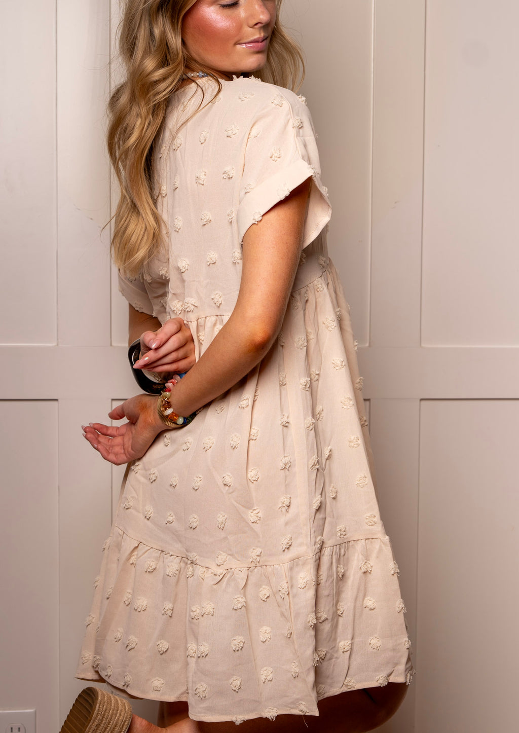 Sunshine Stroll V-Neck Dress