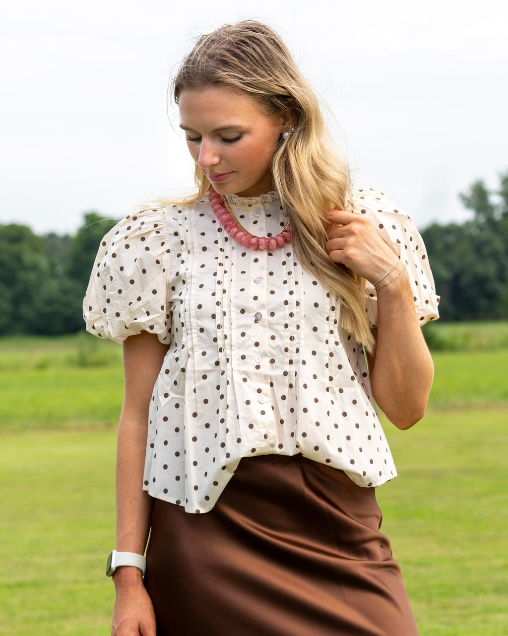 Cappuccino Kisses Blouse