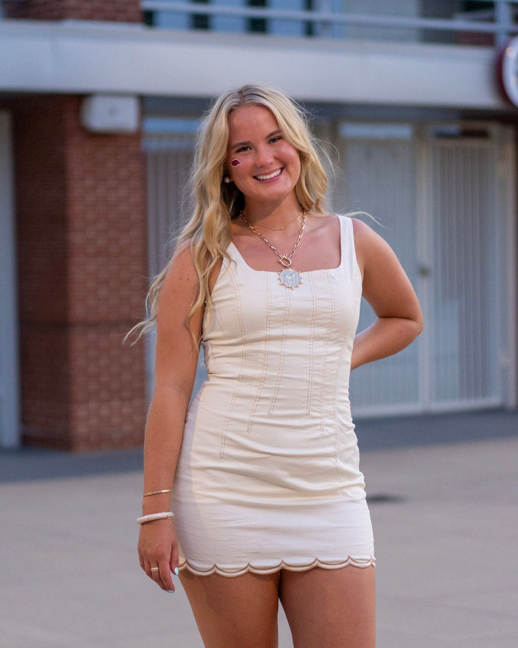 Touchdown Sweetheart Mini Dress