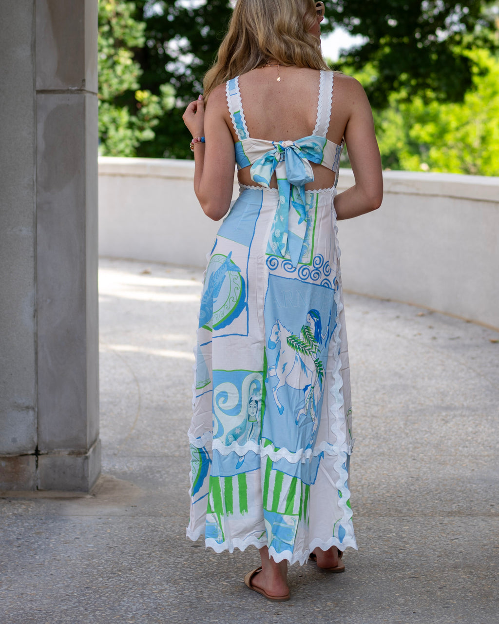 Vintage Vacation Midi Dress