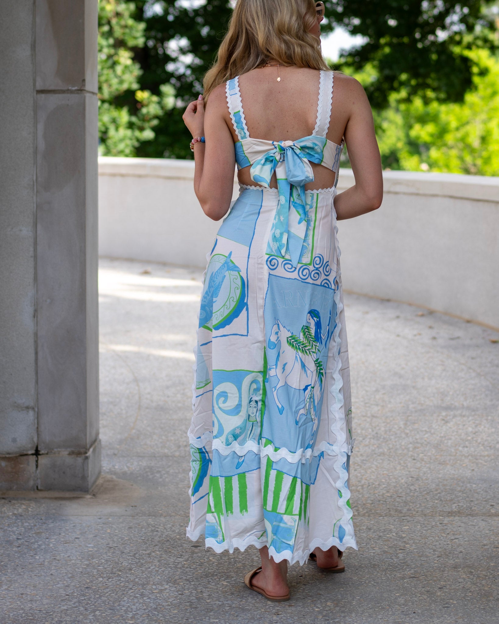Vintage Vacation Midi Dress