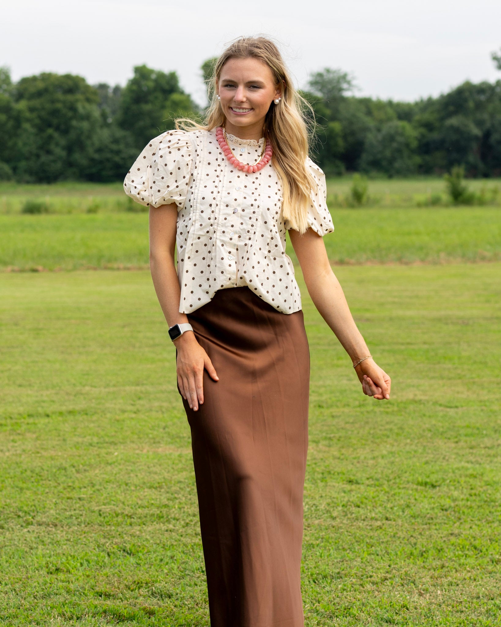 Cappuccino Kisses Blouse
