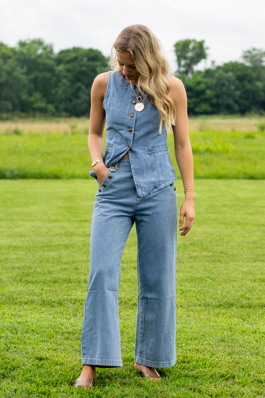Blue Crush Vest & Pant Set