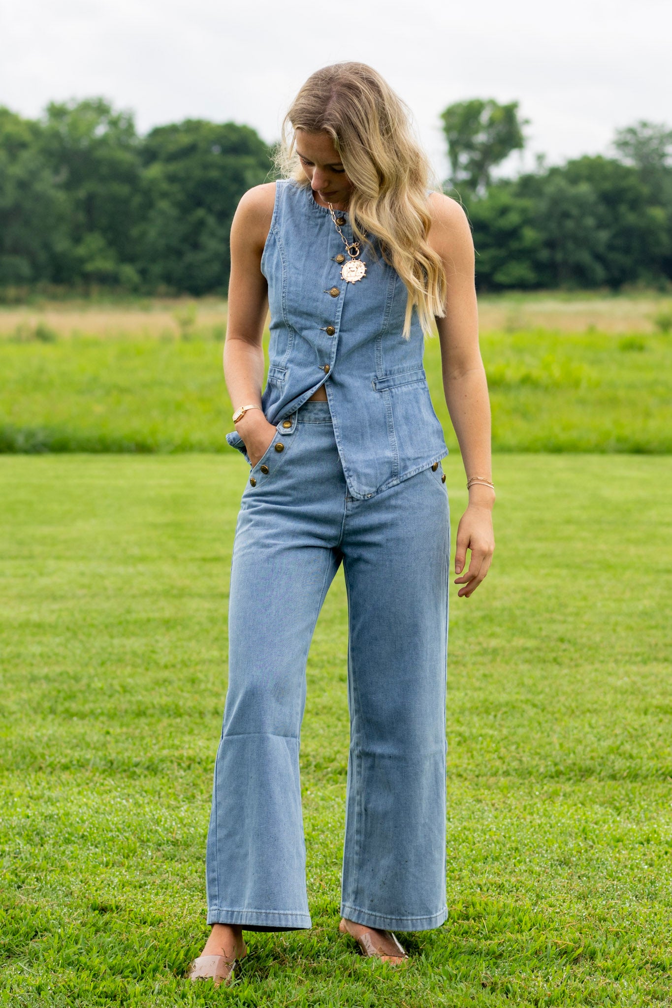 Blue Crush Vest & Pant Set