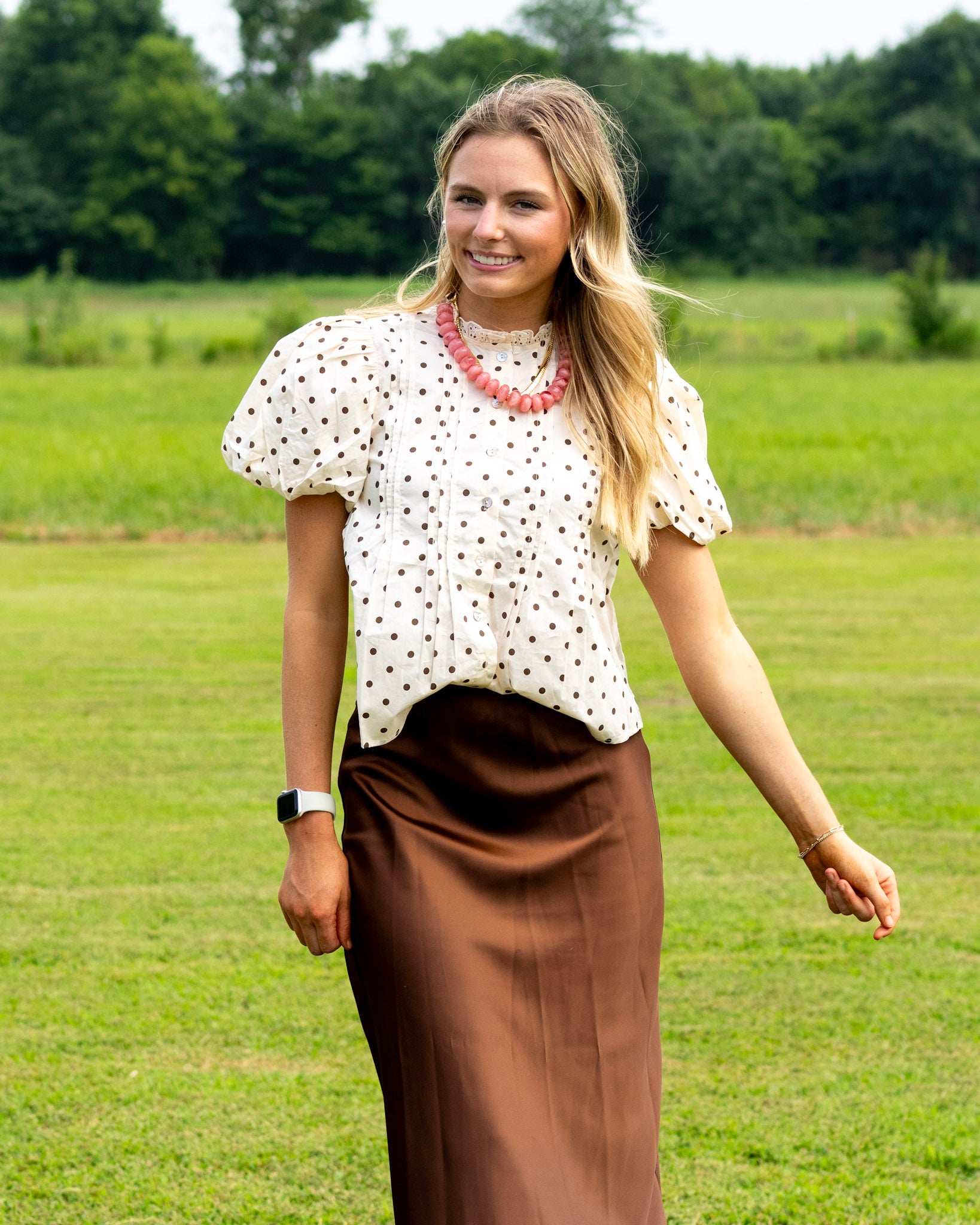 Cappuccino Kisses Blouse