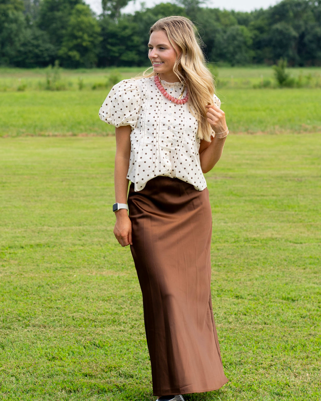 Cappuccino Kisses Blouse