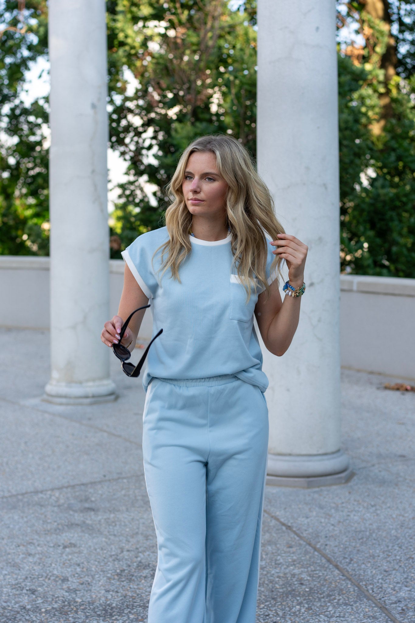 Coastal Contrast 2-Piece Set