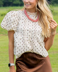 Cappuccino Kisses Blouse