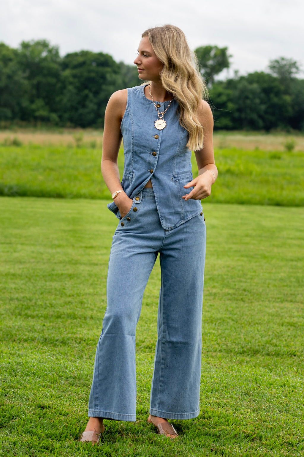 Blue Crush Vest & Pant Set