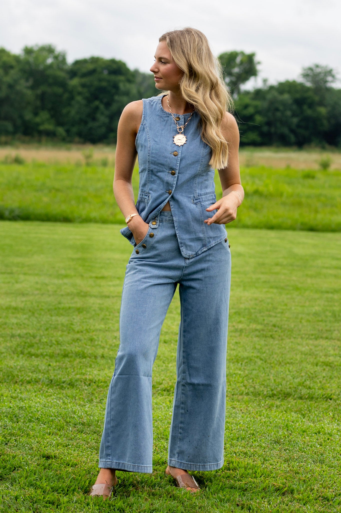 Blue Crush Vest & Pant Set
