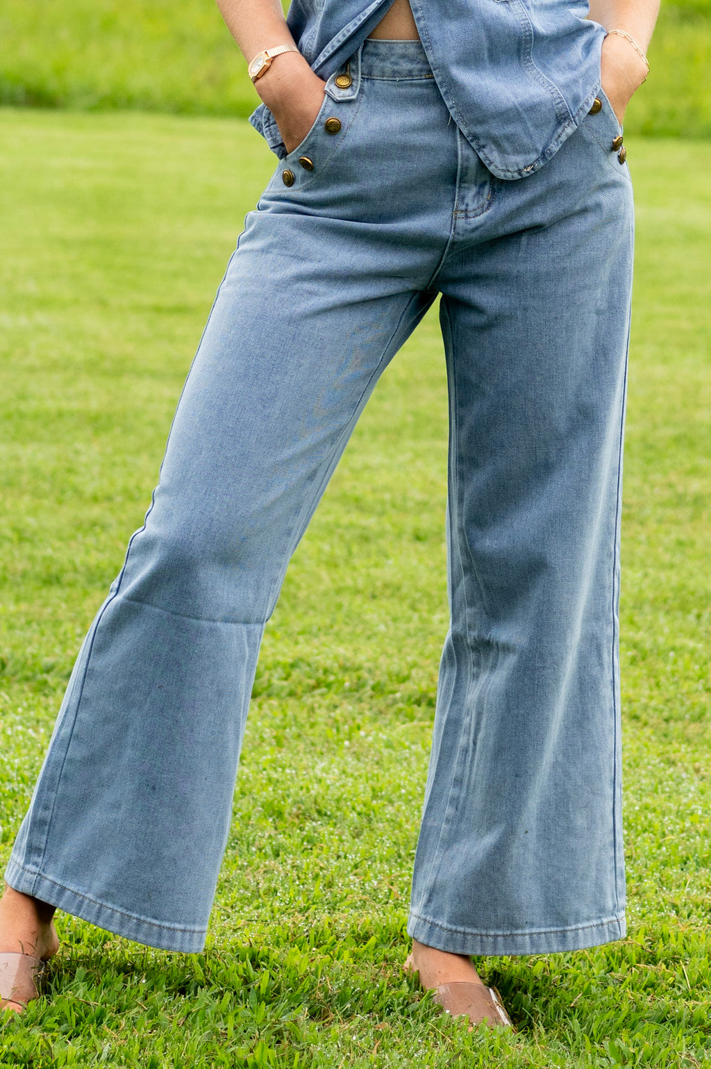 Blue Crush Vest & Pant Set
