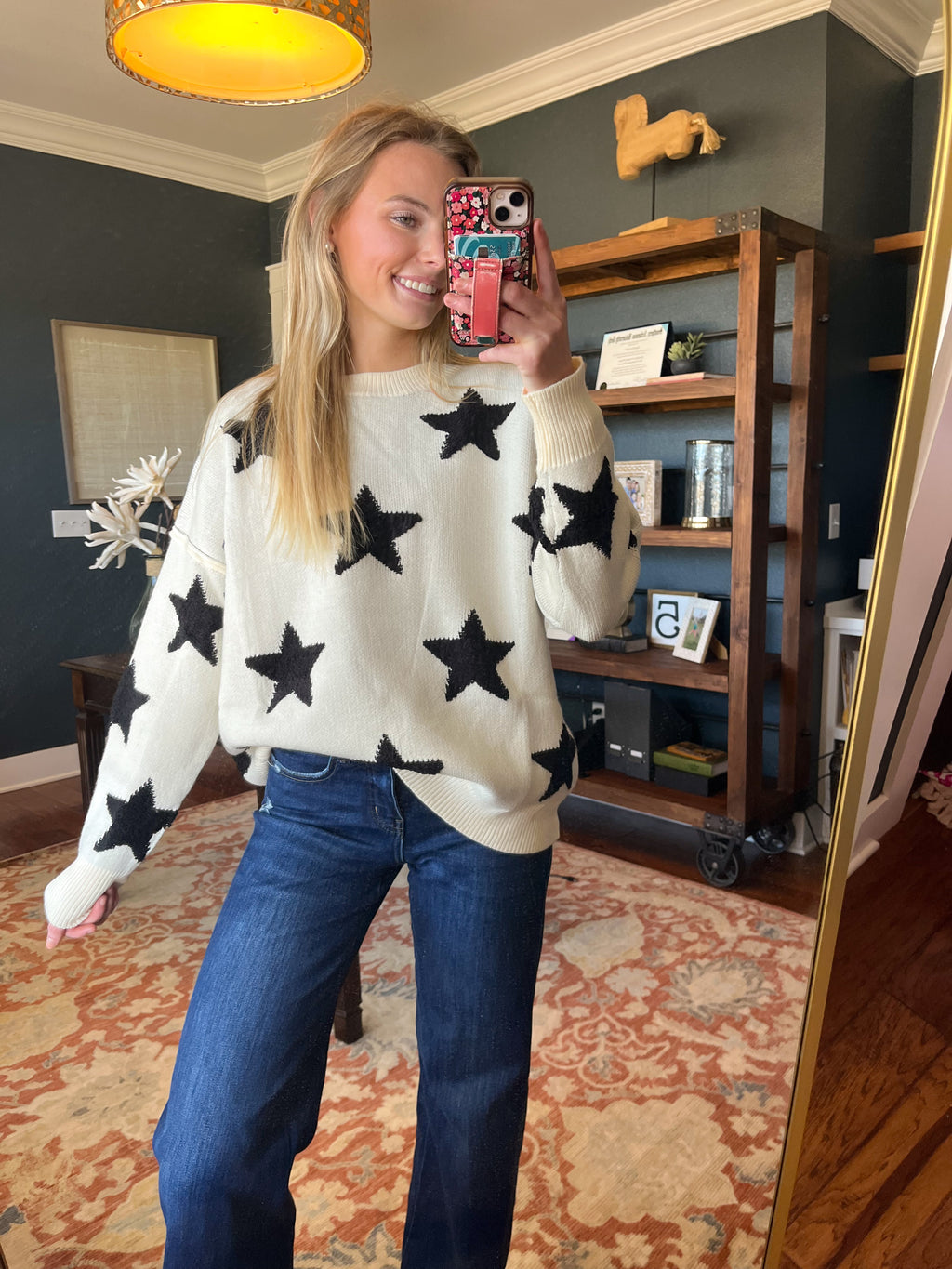Oversized Star Sweater